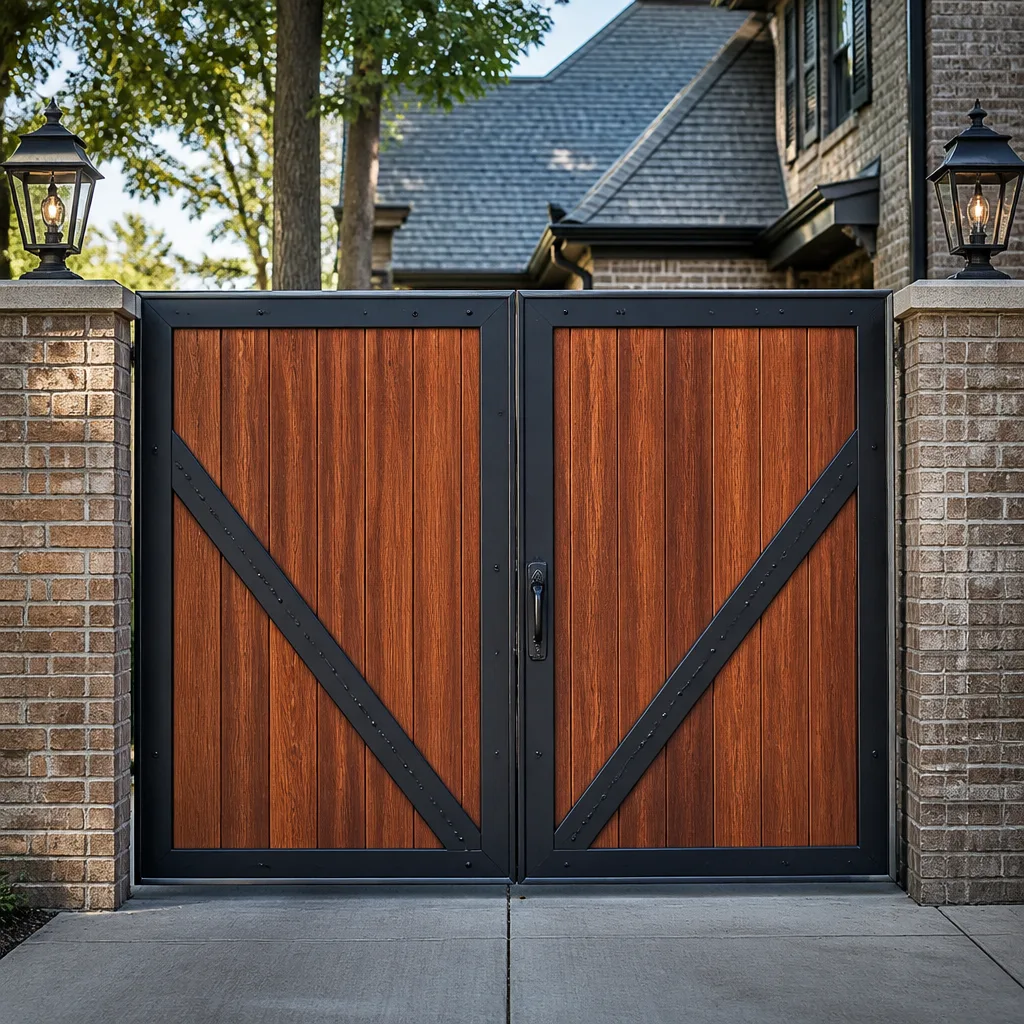 Wood & steel frame